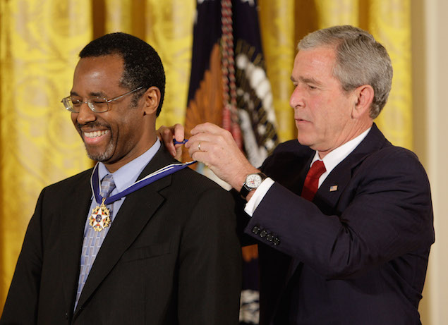 Ben Carson receives the Presidential Medal of Freedom
