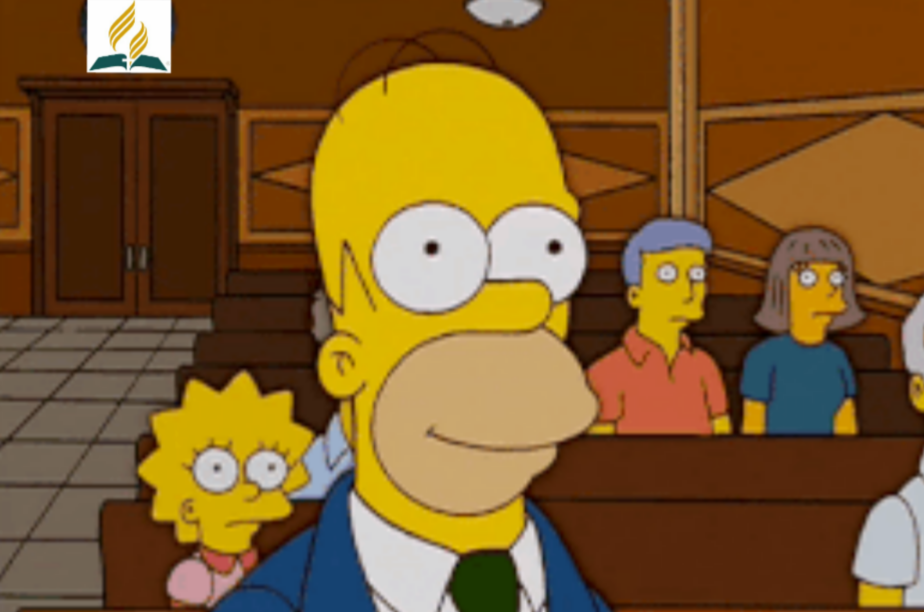 Homer Simpson converts to Adventism